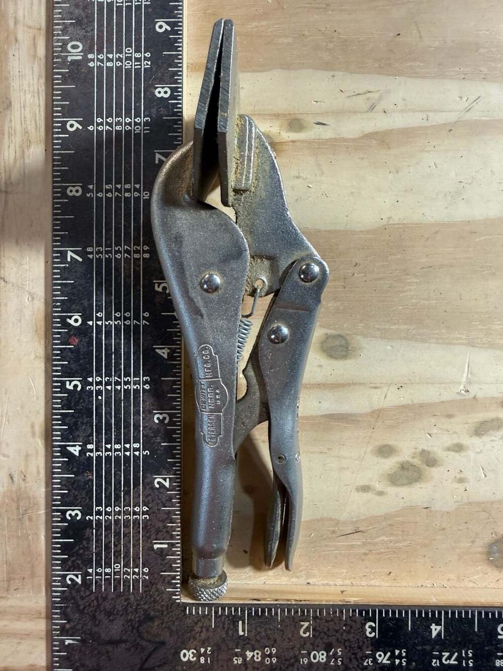 Vintage Petersen DeWitt Vise-Grip 8R Locking Sheet Metal Tool (Z)